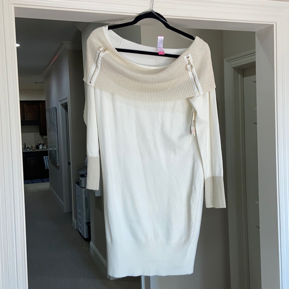 Creme colored party dress
